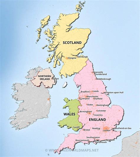 United Kingdom Map .